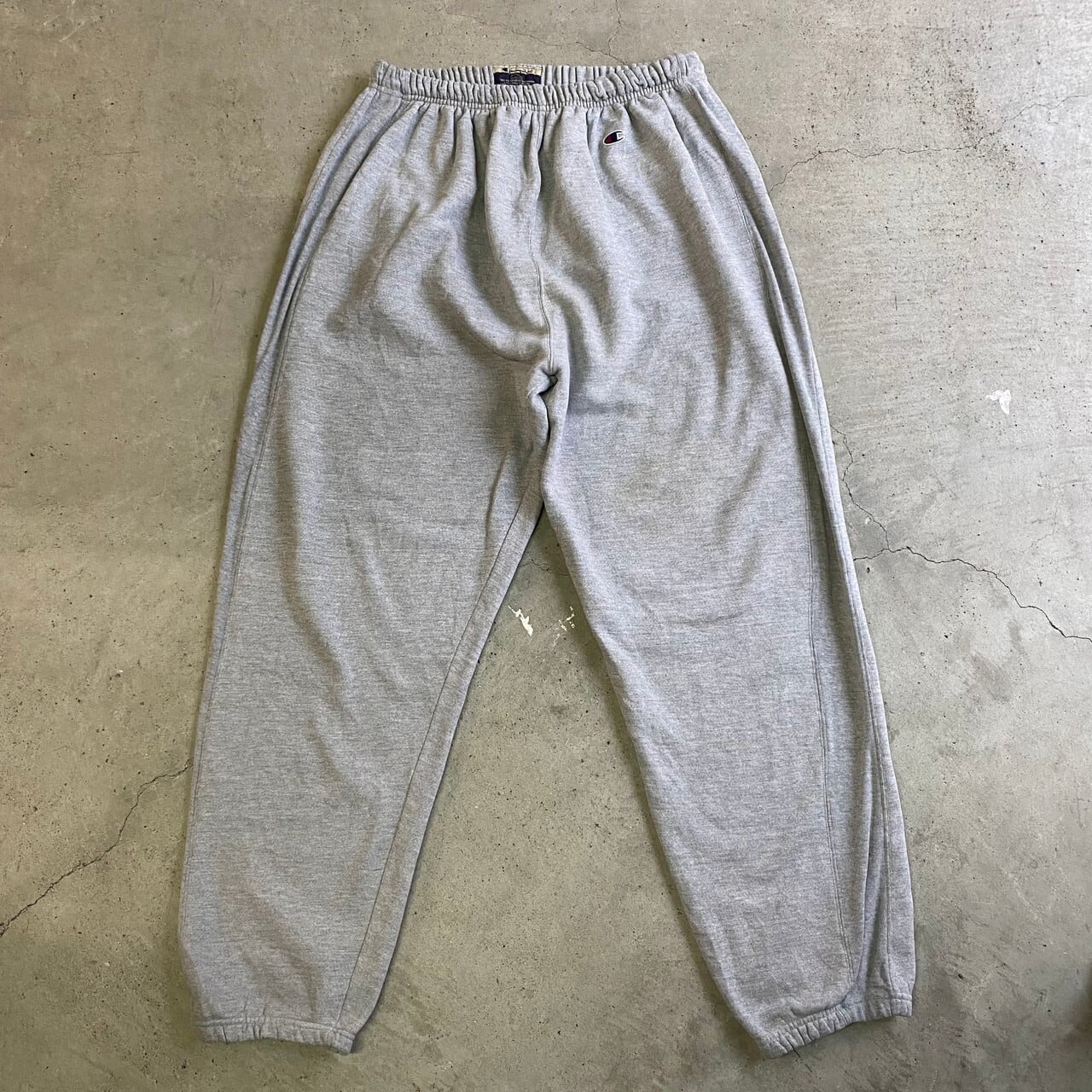 00年代 チャンピオン リバースウィーブ Champion REVERSE WEAVE ワンポイントロゴ スウェットパンツ メンズL相当 古着 グレー  00s ヴィンテージ ビンテージ【ロングパンツ】 | cave 古着屋【公式】古着通販サイト