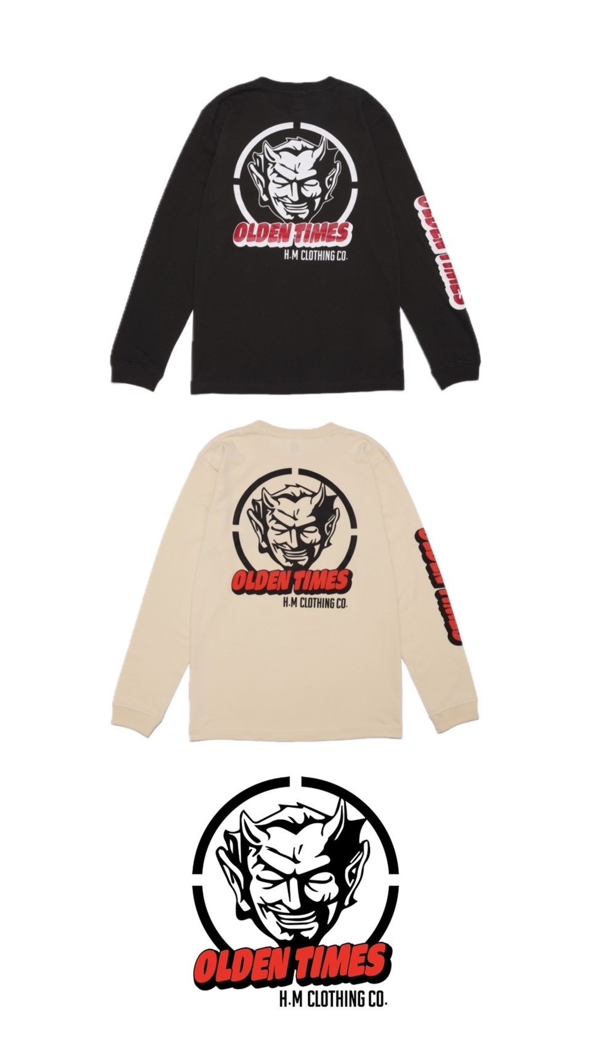 2色展開】OLD SKATE L/S TEE | OLDENTIMES OKINAWA