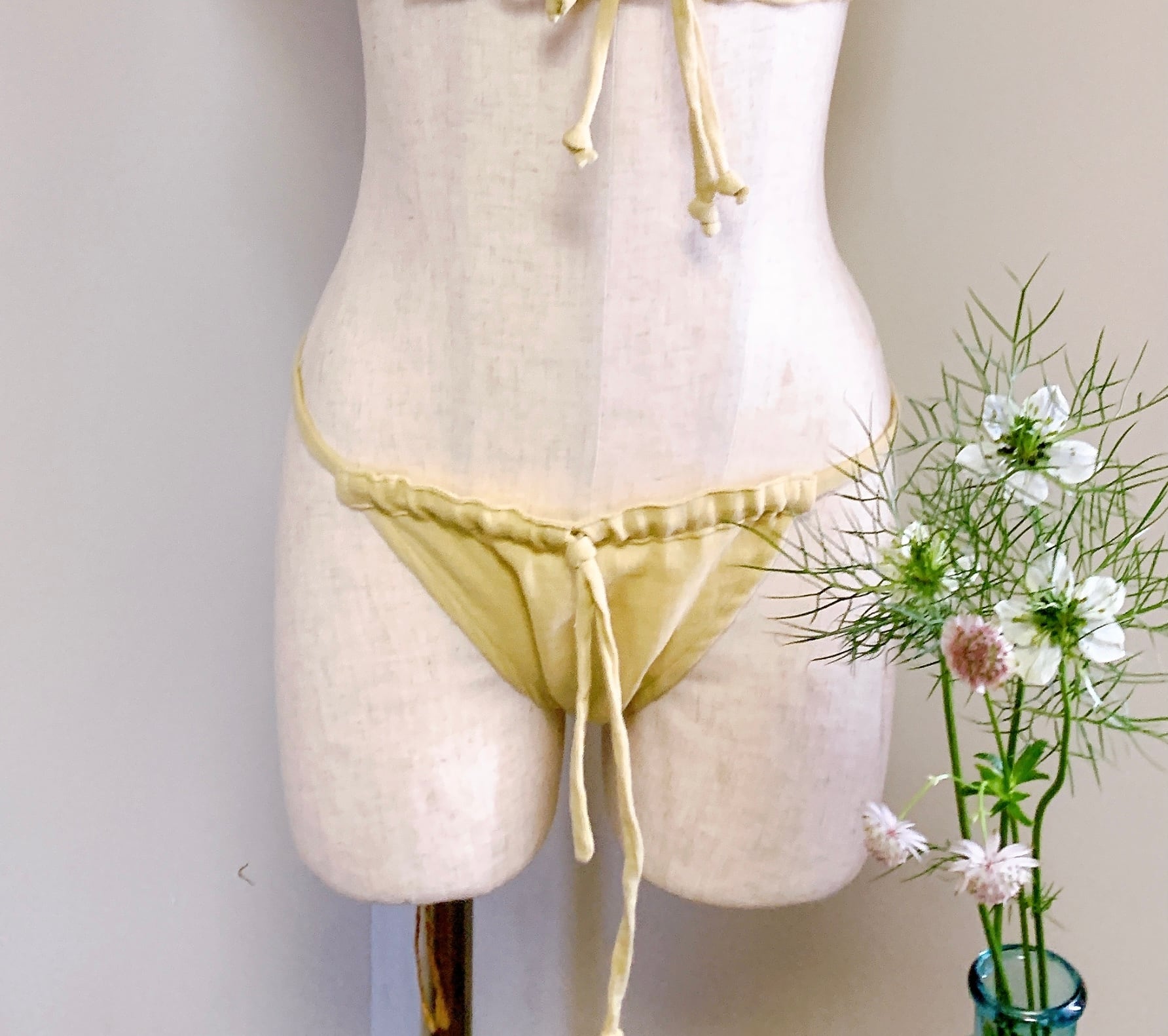 締めつけない下着　“ゆる〜りパンツ“  イエロー　第3チャクラ