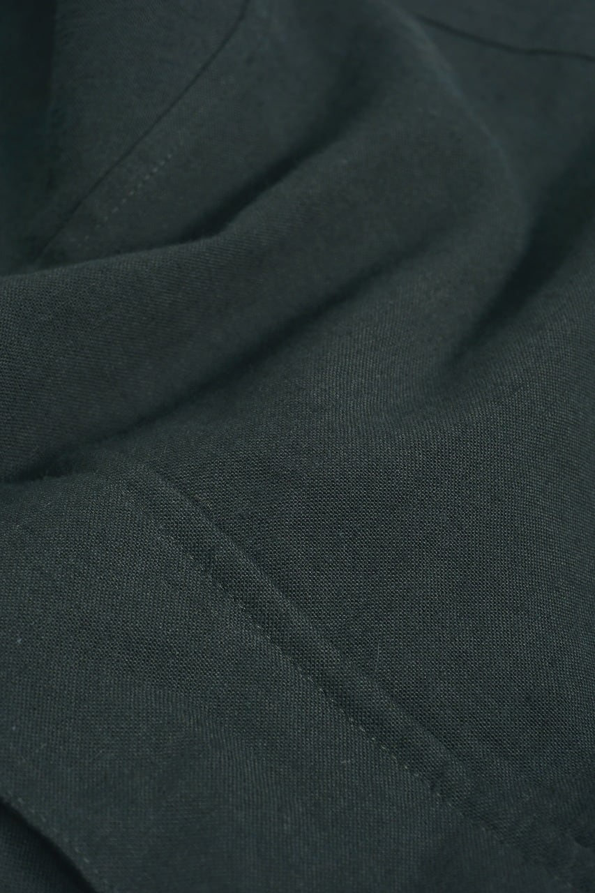 Li. Co. Poplin Open Collar Shirt