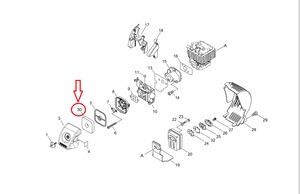 エアフィルタエレメント　（A226-000371）やまびこ純正部品