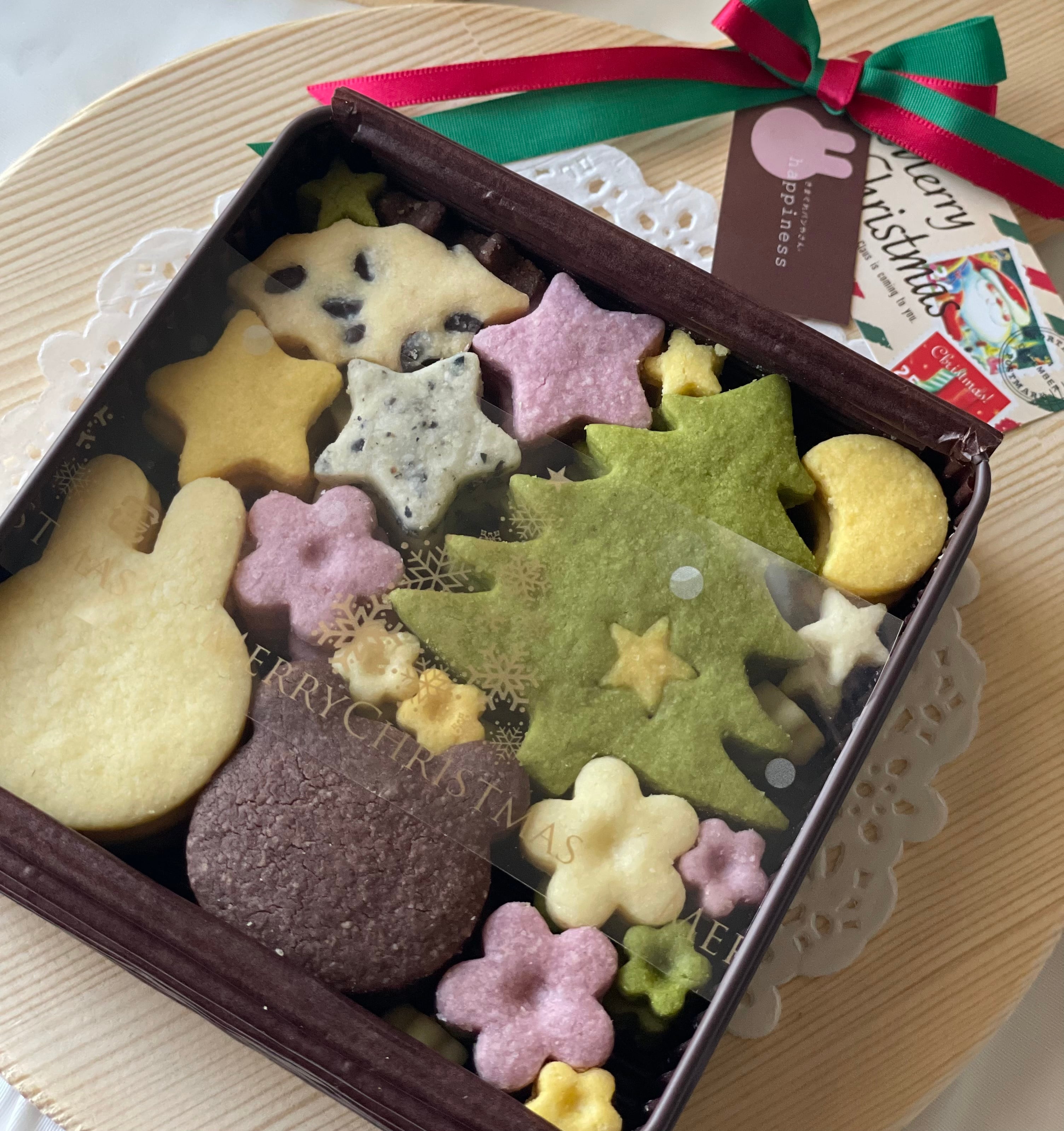 しあわせの宝石箱　クリスマスのクッキー缶(2022)