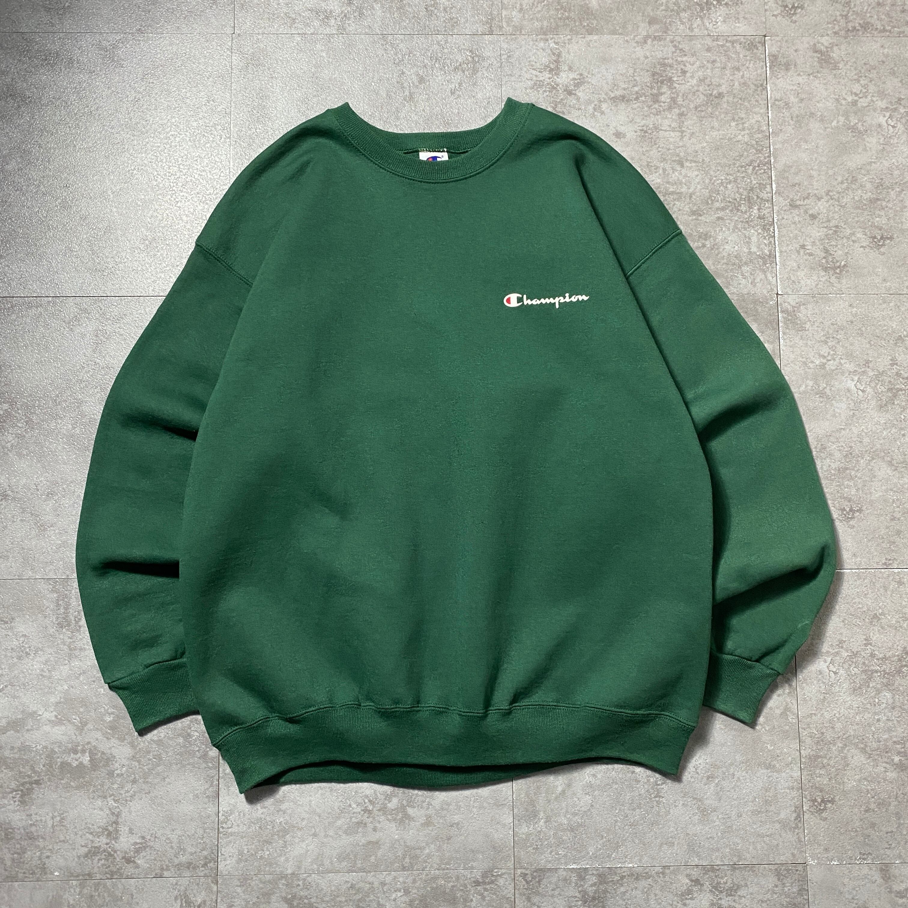 90's Champion チャンピオン ワンポイント プリント グリーン