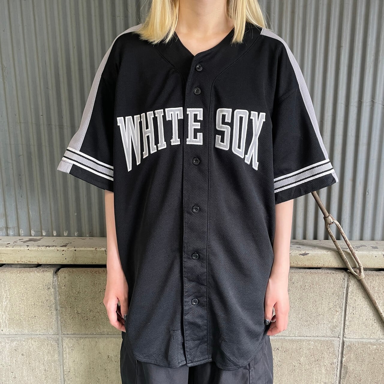 レア◎入手困難ヴィンテージ90sホワイトソックスTシャツMLBブラック黒XL