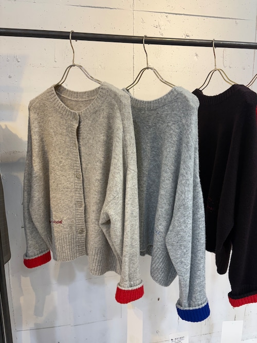 【ROBE】前後2way 刺繍ニットカーディガン　631937