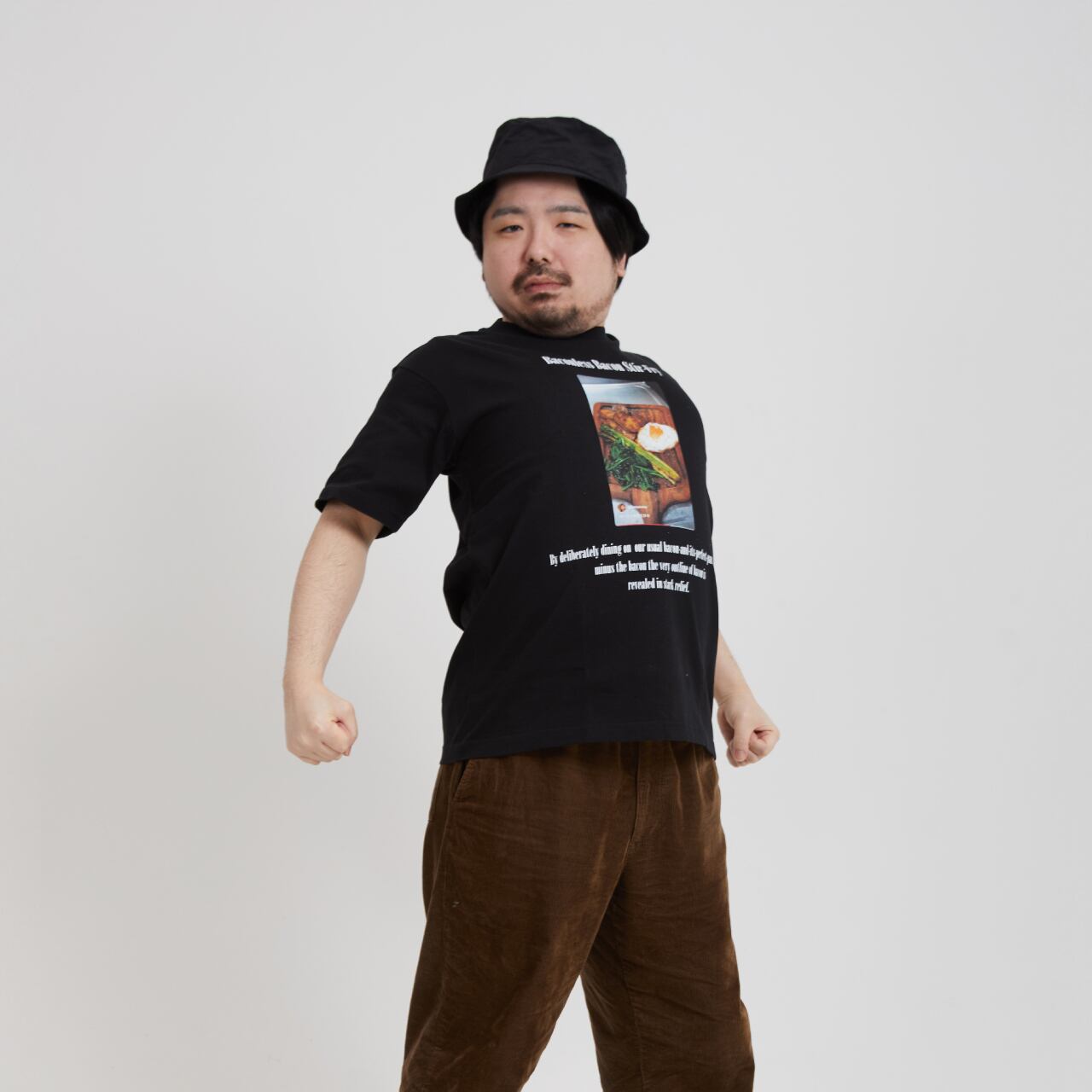 バシャT｜ベーコンレス WHITE | basyauma syôten.