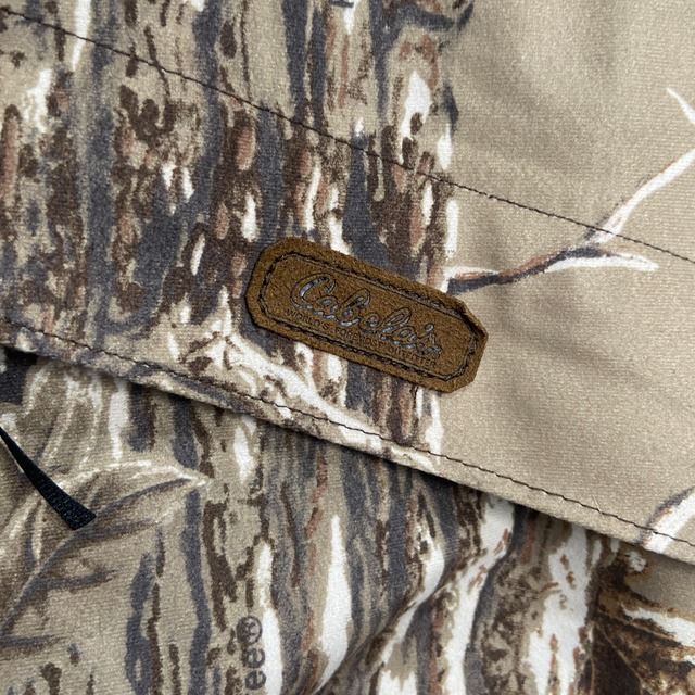 90s USA カベラス　リアルツリーカモ柄パーカージャケット　ゴアテックス　L