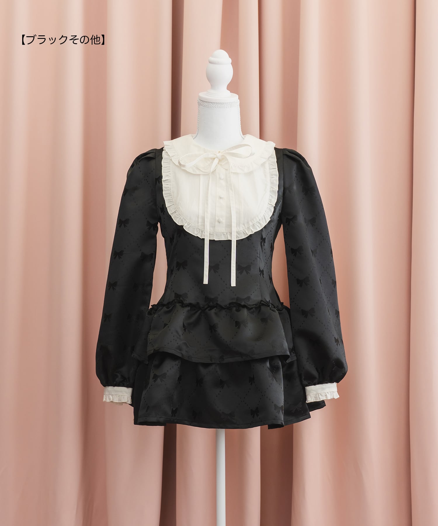 【完売品】nyanme nyan meお姫わんぴーす。 ブラック系 ホワイト お姫わんぴーす。 | nyan Me.