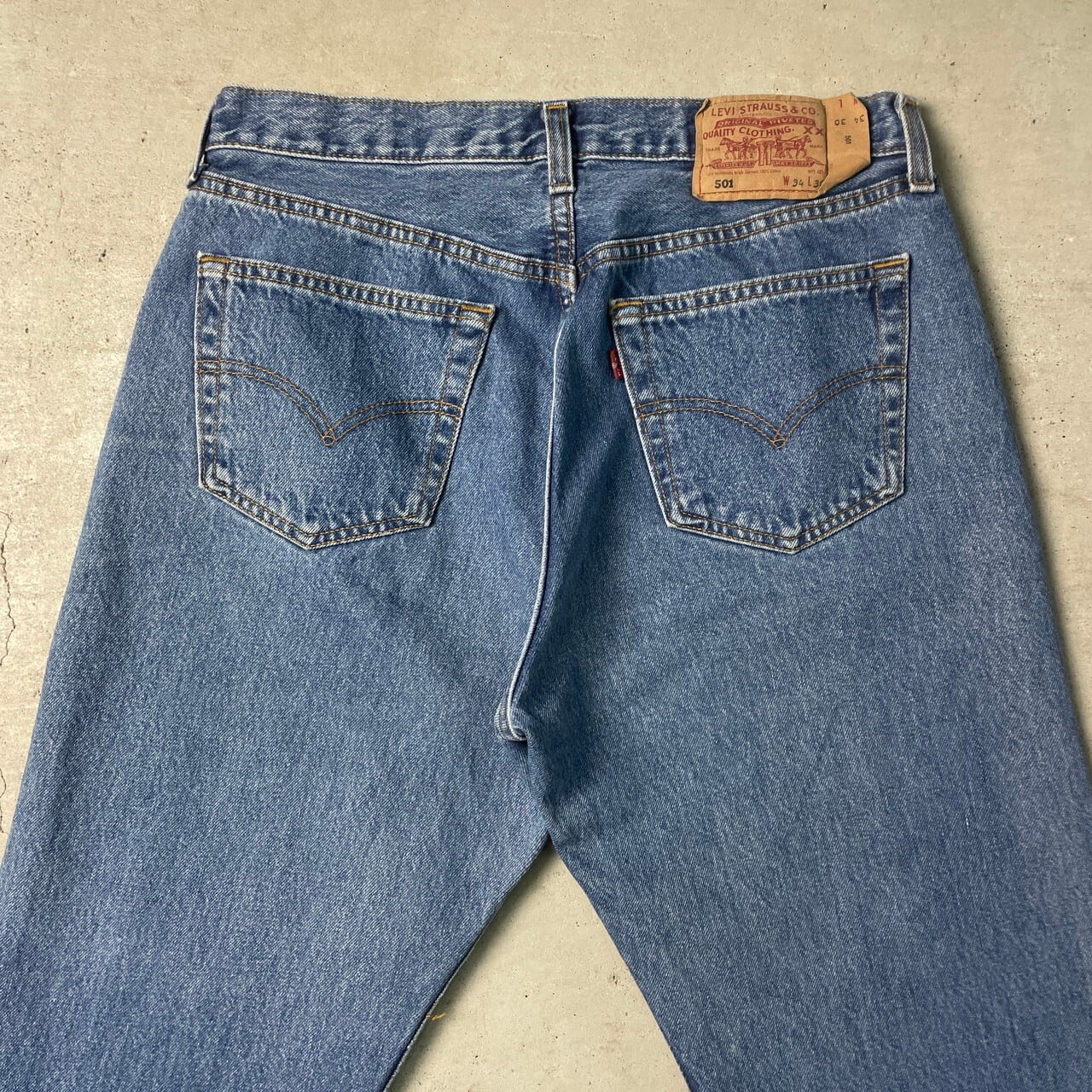 90年代 英国製 Levi's ユーロリーバイス 501 ストレート デニムパンツ