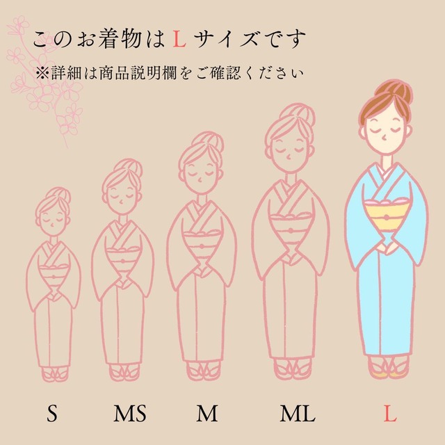訪問着・附下げレンタル フルセット HT-0151-Lサイズ