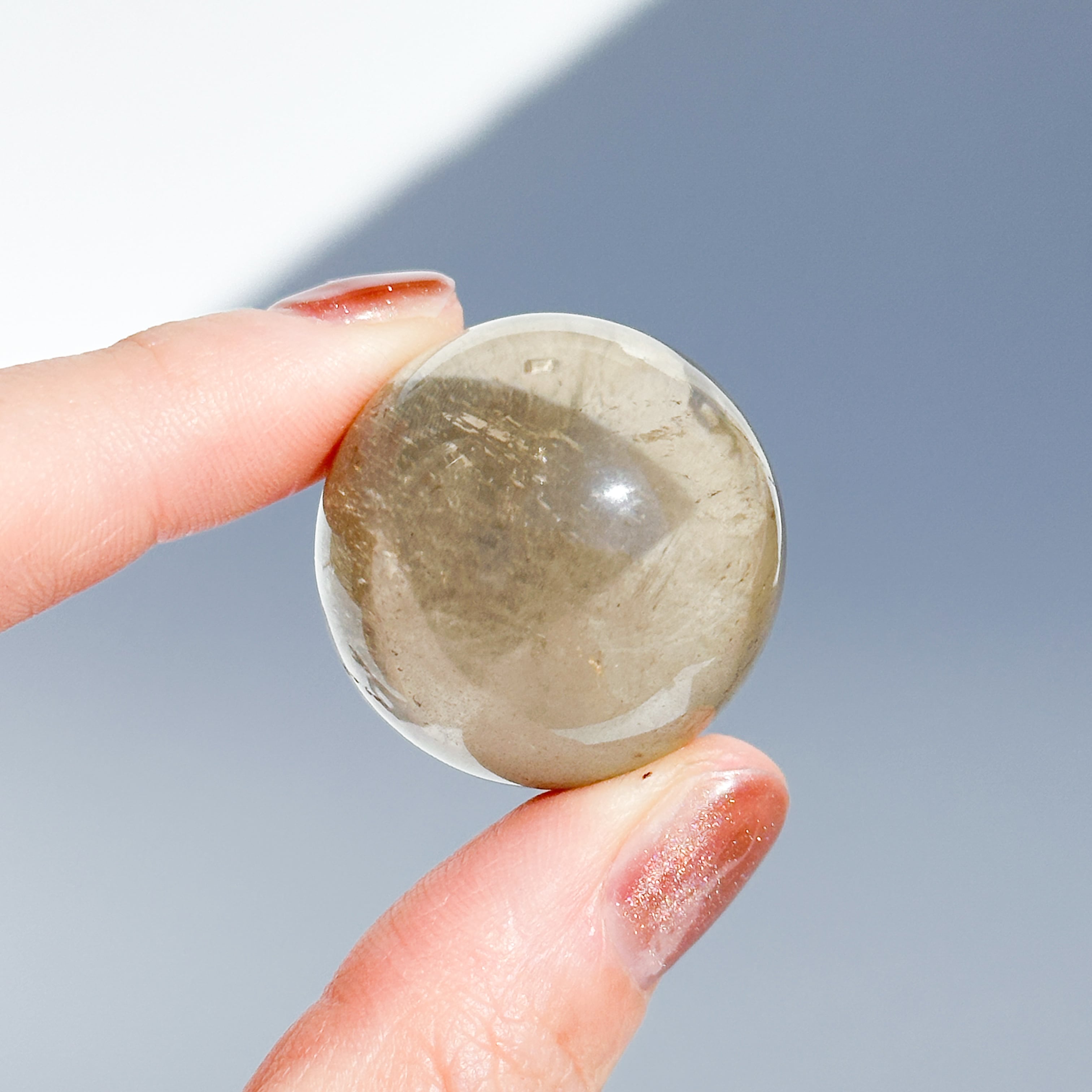 シトリン（黄水晶） スフィア21◇ Citrine ◇ 天然石・鉱物