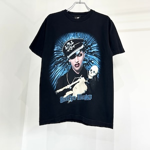 【USED】Marilyn Manson マリリンマンソン バンドTシャツ 黒 ブラック giant Ｓ