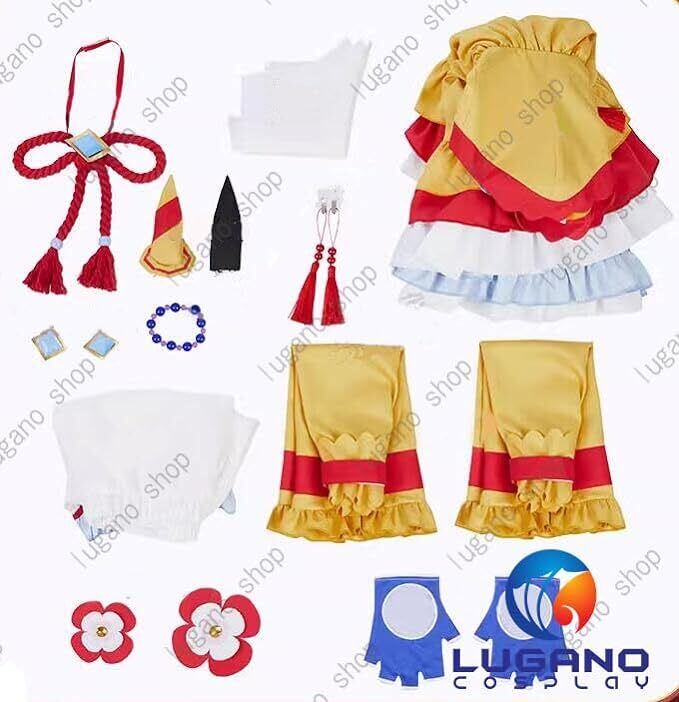 K4959 ウマ娘プリティーダービー コパノリッキー 勝負服 風 コスプレ