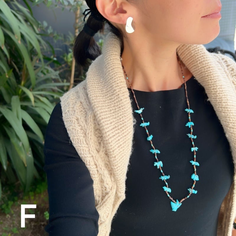 Indian Jewelry》ターコイズ フェティッシュネックレス | 【公式通販