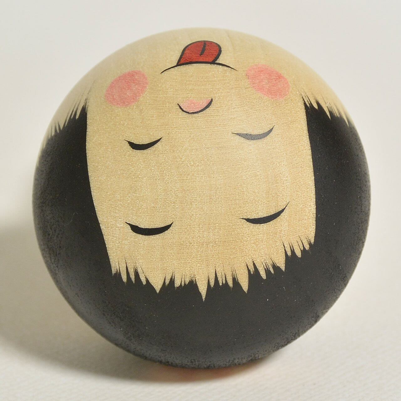 ミニ百想こけし 約2寸 約6cm 鈴木明 工人（作並系）#2442 | コケシア
