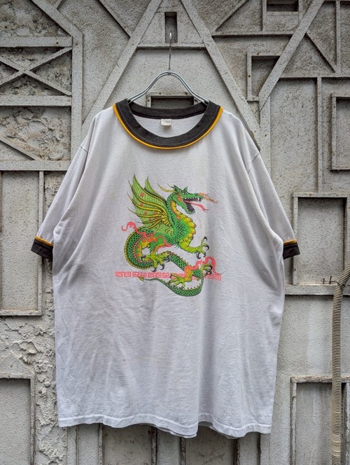 "DRAGON" ringer tee