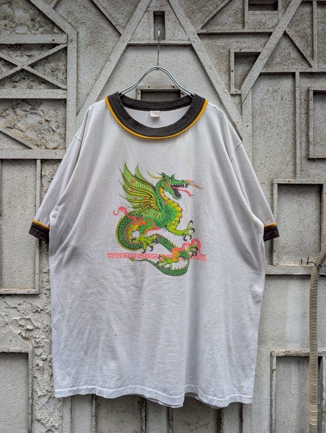 "DRAGON" ringer tee
