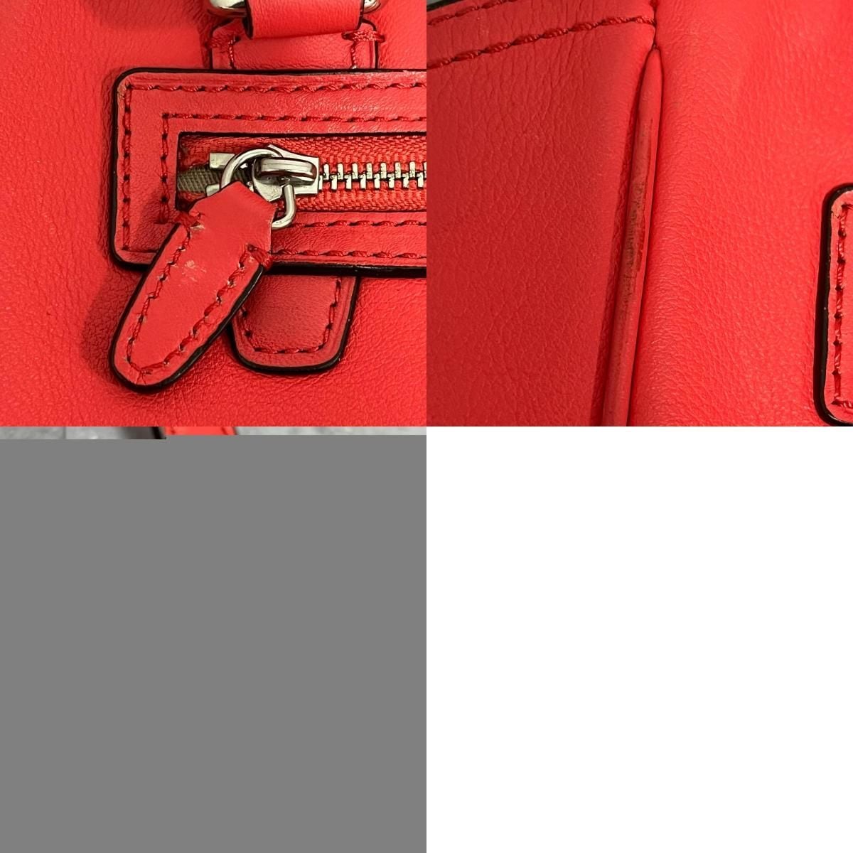 COACH】コーチ 無地ハンドバッグ レザー 2WAYショルダーバッグ レザー