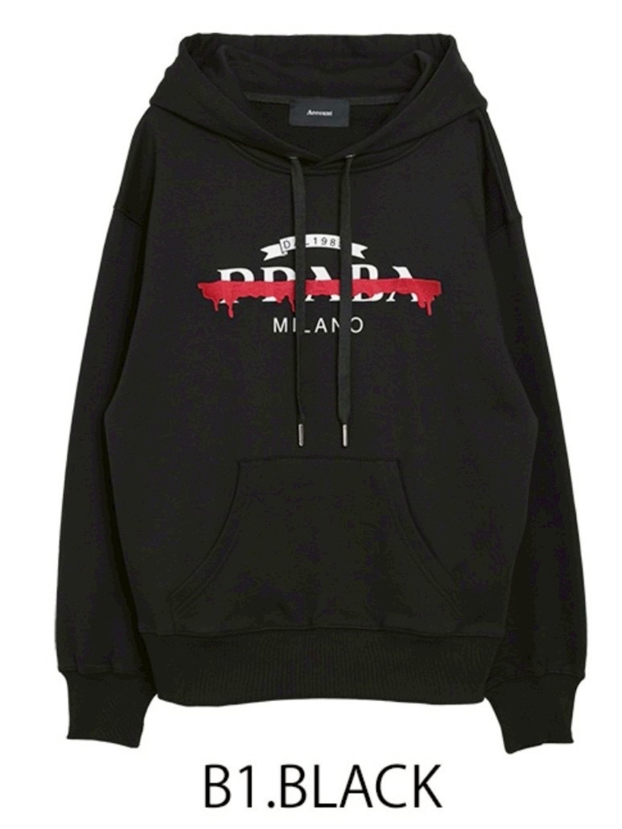 ミカーレミカーレ MICALLEMICALLE  刺繍PDポケット有りパーカー