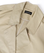 パッチ&ペイントロングトレンチコート (BEIGE) CQ-47041