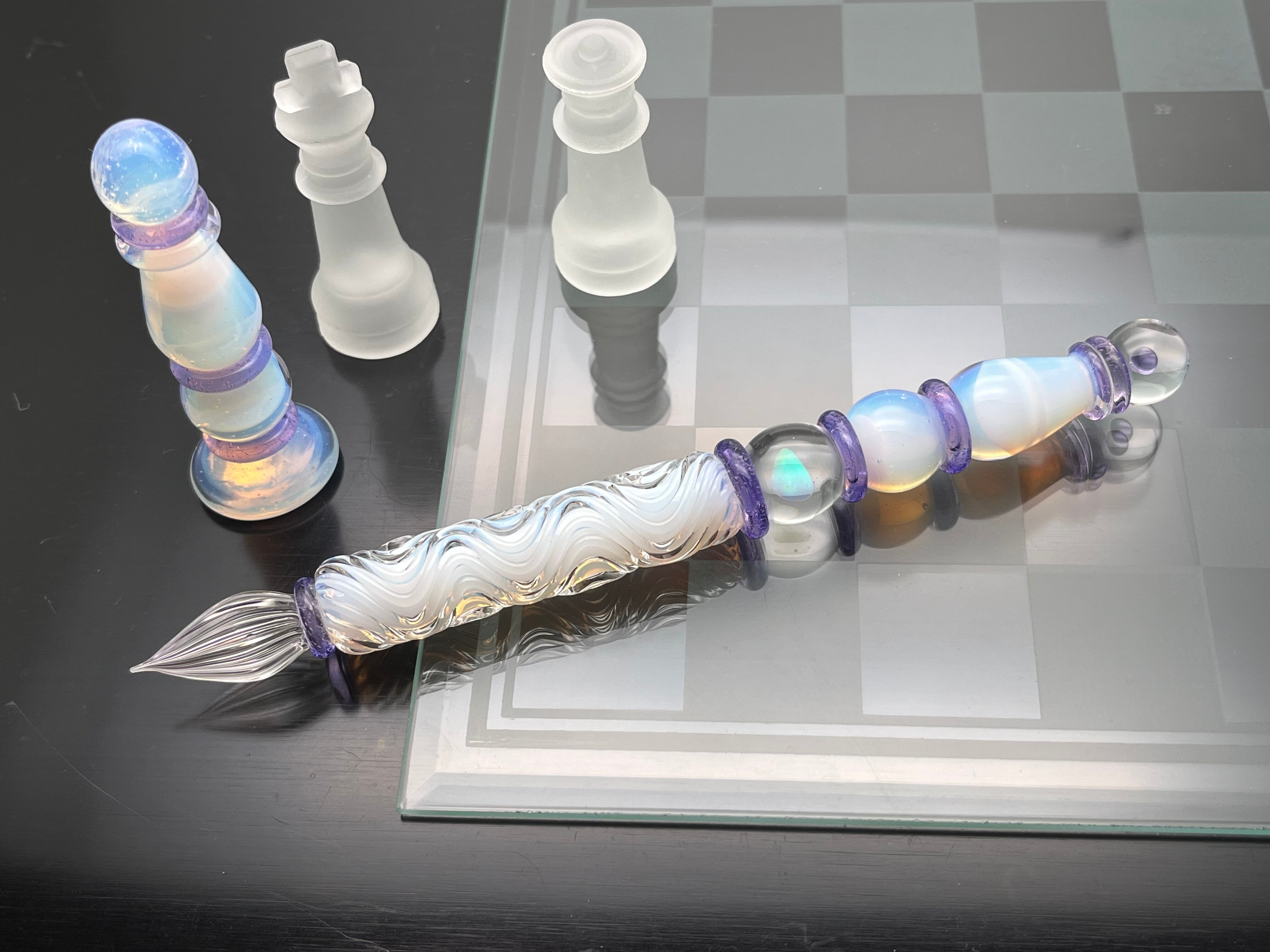 New Limited color edition zircon type硬質ガラスペン チェス『ポーン』