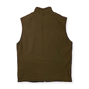 GREENCLUBS グリーンクラブ 裏フリース ジップアップ ナイロン ベスト サイズ 3 /カーキ×ブラウン