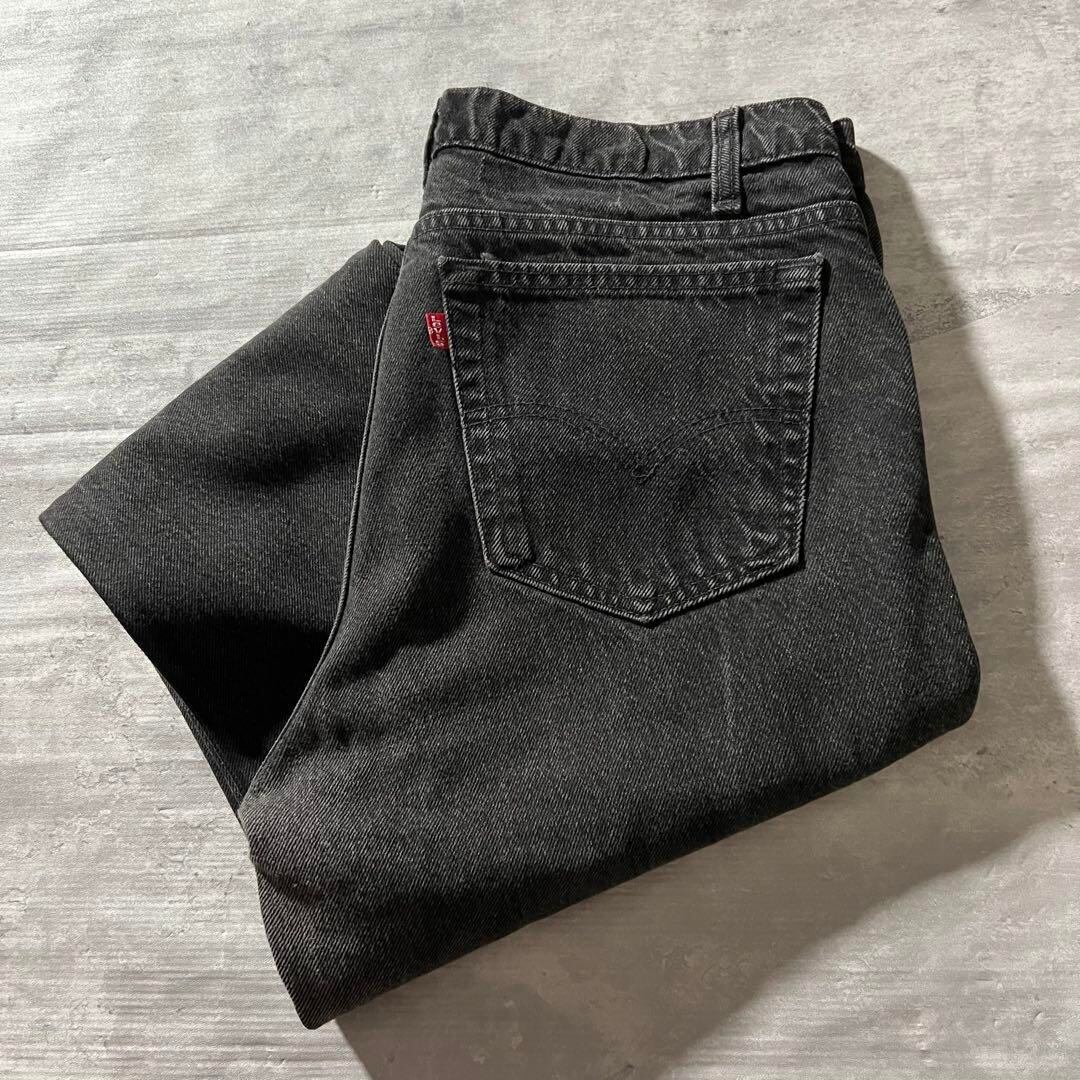 【W36 L29】00's Levis 550　ジッパーフライ　ブラックデニム W36 L29】00's Levis 550 ジッパーフライ ブラックデニム