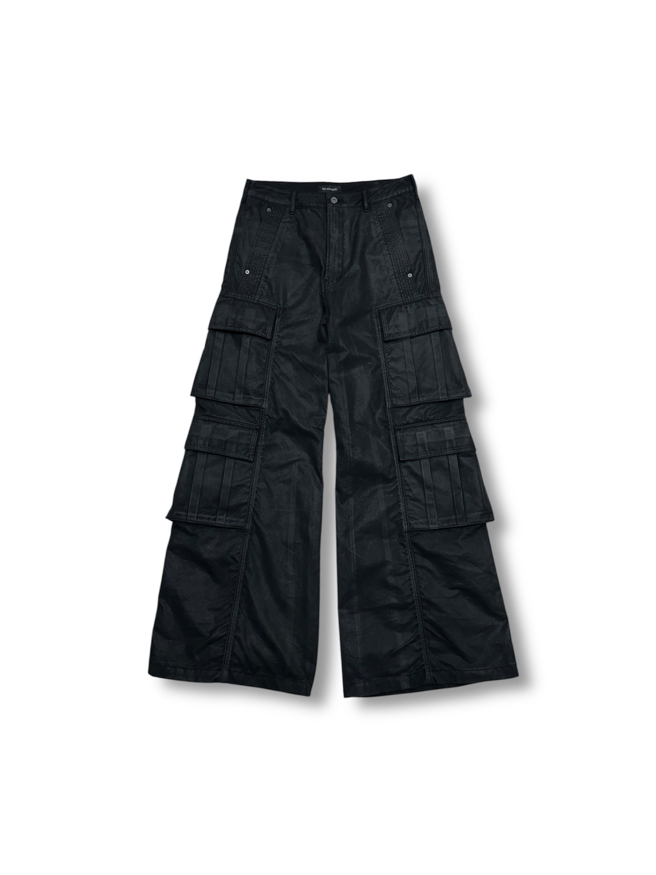 DET BLEV SENT / waxed grattan pants