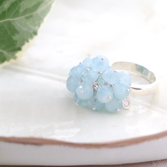 Minori Ring ミルキーアクアマリン