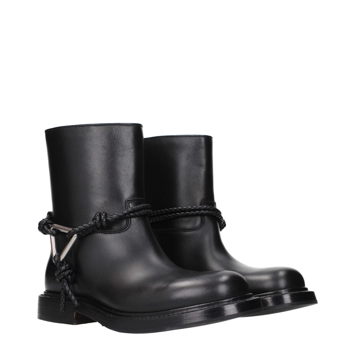 BOTTEGA VENETA ボッテガヴェネタ レディース アンクルブーツ レザー ブラック