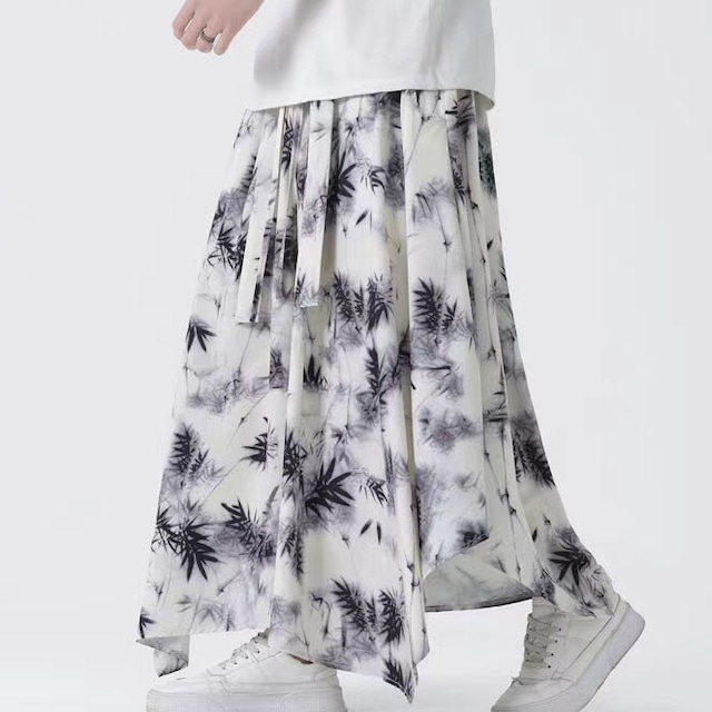【之】★ズボン★ホワイト ファスナー デザイン 中国ファッション