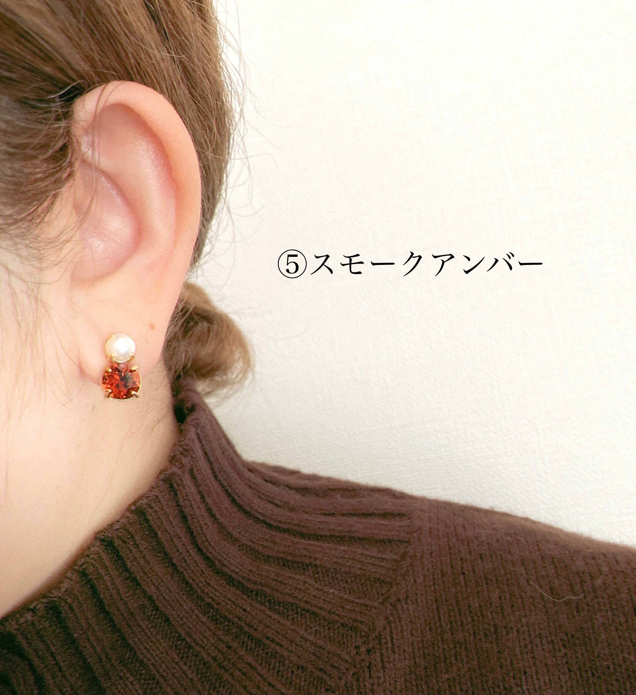 SnowMan Crystal イヤリング／イヤリング 雪だるま サージカル