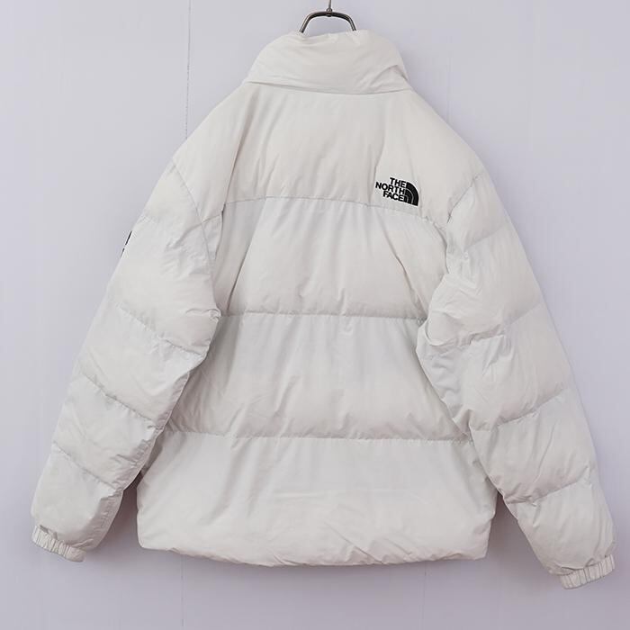 ノースフェイス ダウン アスペン エアジャケット プリマロフト L 白 黒  