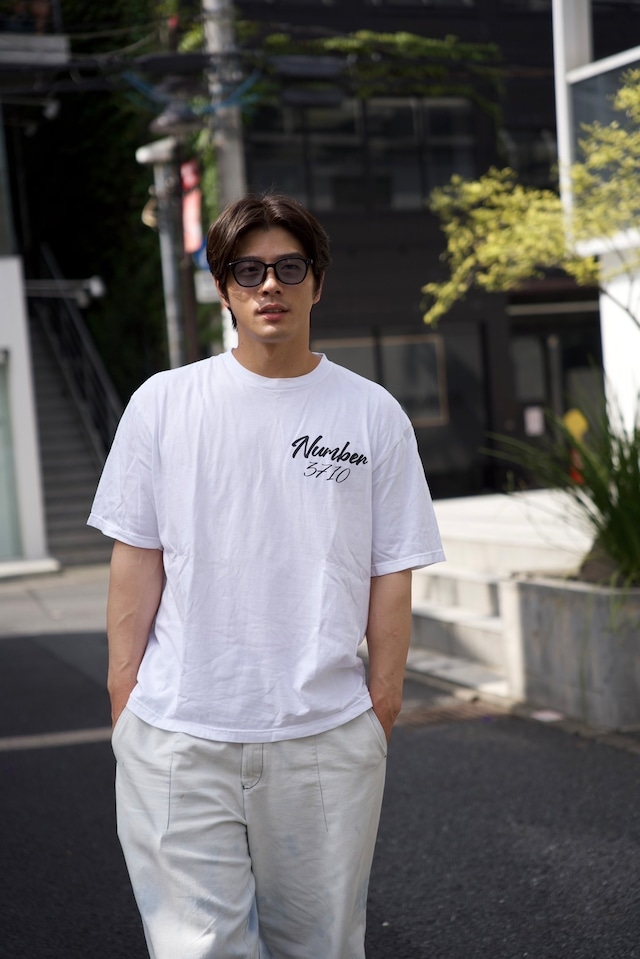 NO3710 original logo T-shirt White