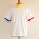 Ringer Short Sleeve T-shirts　White × Yellow