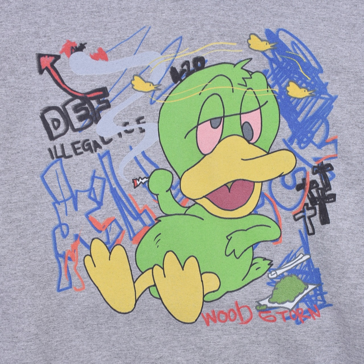 【ZAC VARGAS 】DACK GRAFFITI hoodie(3色展開) - 8