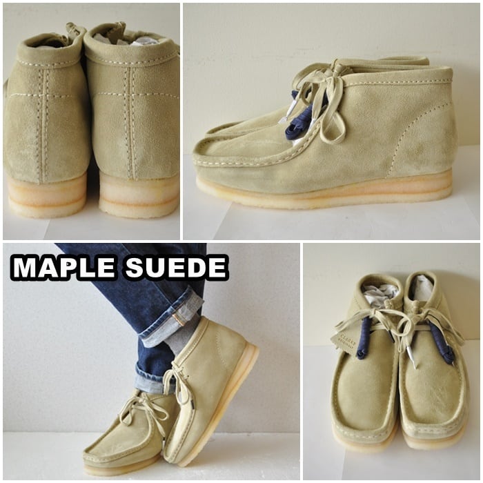 CLARKS　 クラークス 　WALLABEEBOOT 　ワラビーブーツ 　スウェード　MAPLESUEDE　裏革　５５５１６ |  bluelineshop powered by BASE