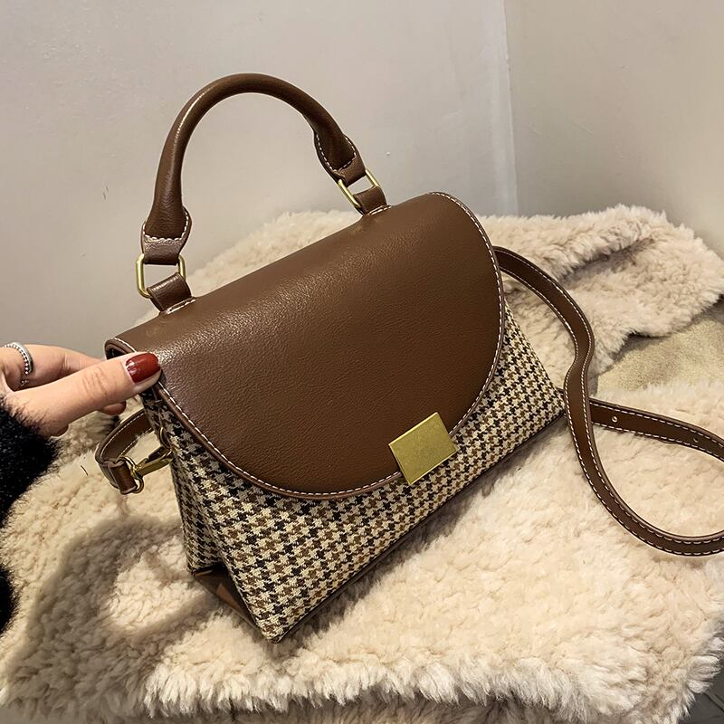 オータムウィンタースタイル 秋物 冬物 スクウェア メッセンジャーバッグ 手作りハンドバック17553804623