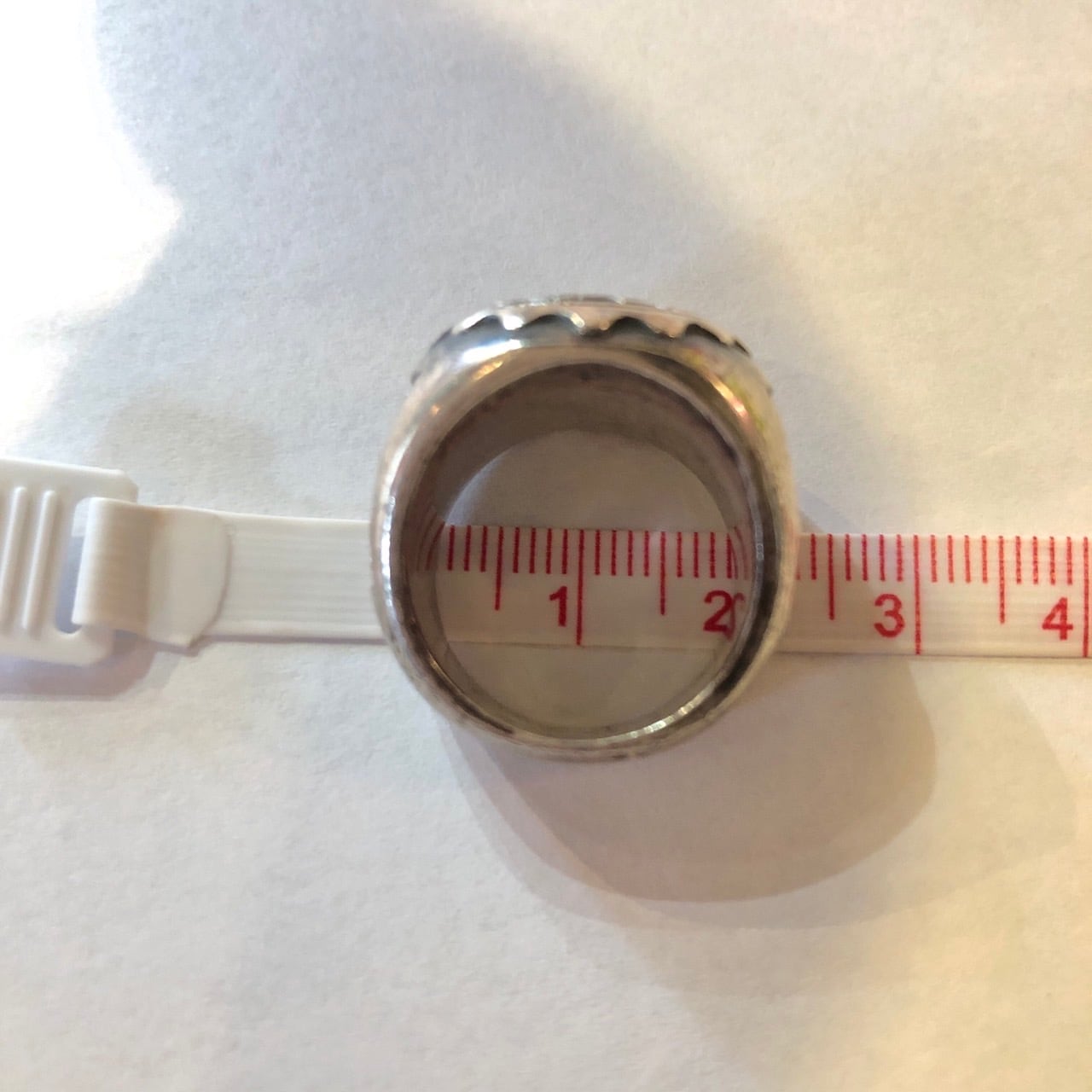 90～00s GOODENOUGH/College ring/16号相当/GE刻印/カレッジリング