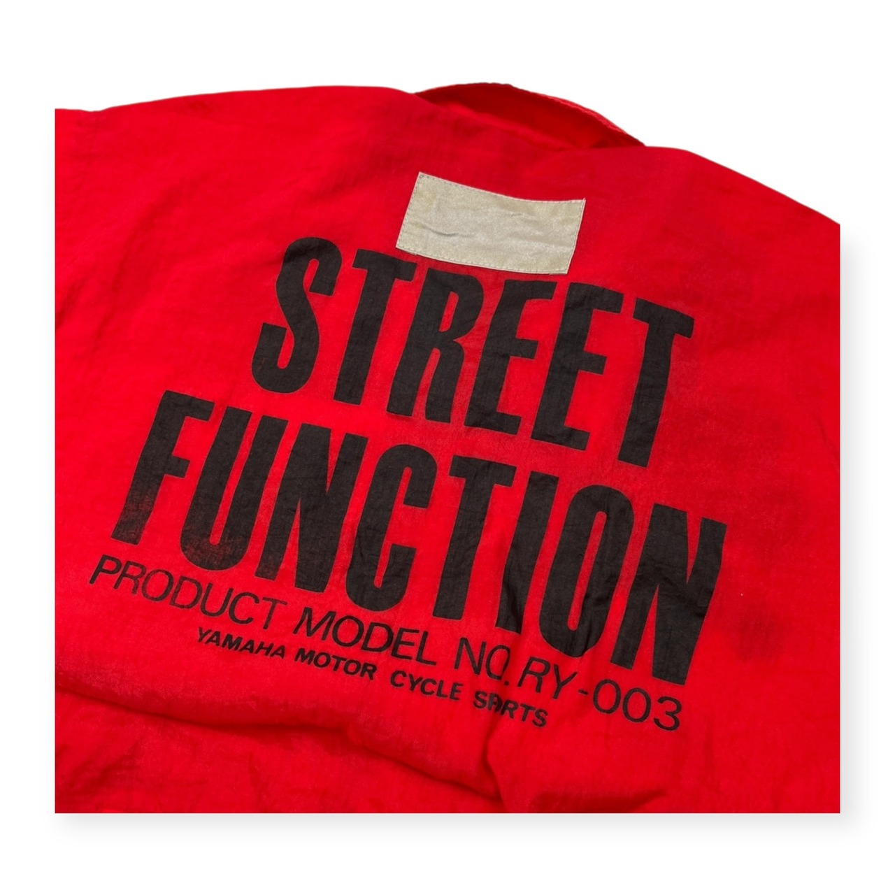 希少 レア 80s YAMAHA RACING ヤマハ レーシング ナイロンジャケット ジャンパー ブルゾン サイズ M /レッド/ビンテージ/ヤマハ発動機