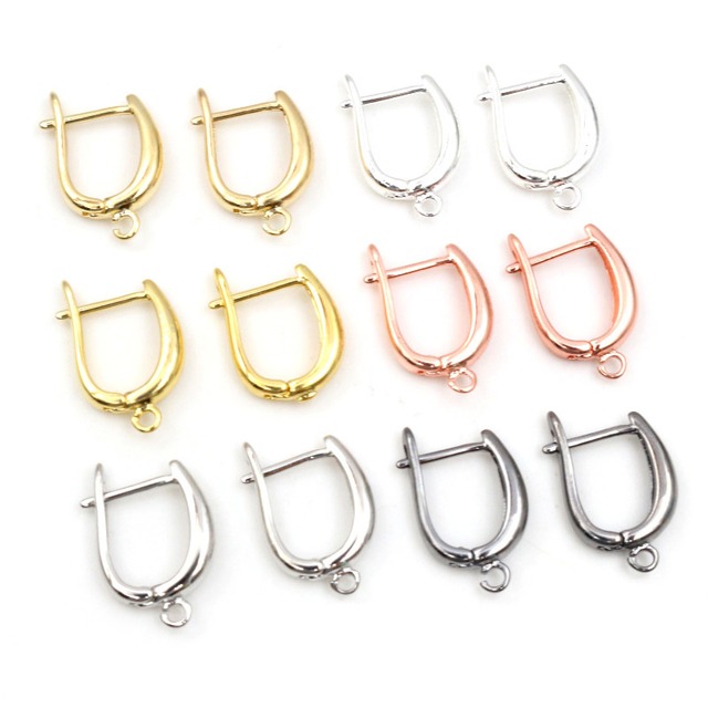 クラフト用純銅U字耳フック 19x13mm 선물
