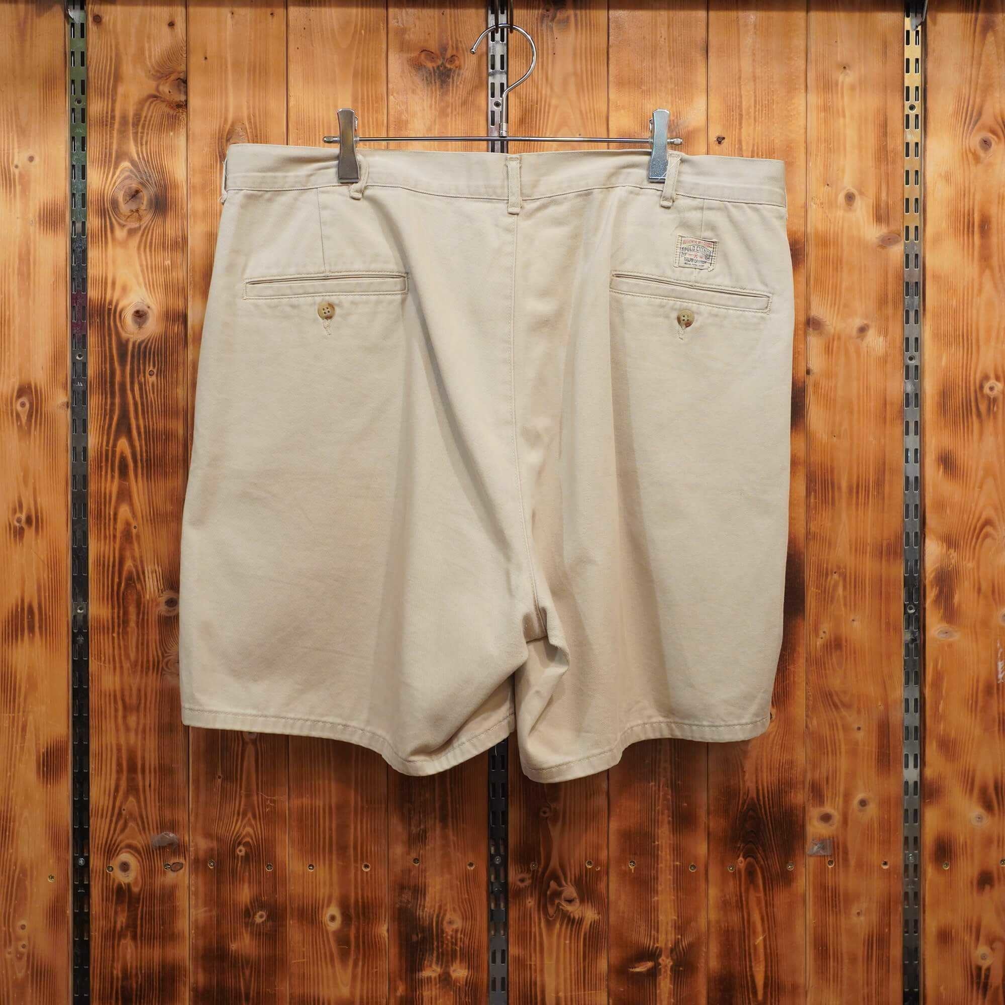 90s usa製 ralphlauren 初期 polo chino W38/ラルフローレン ショート