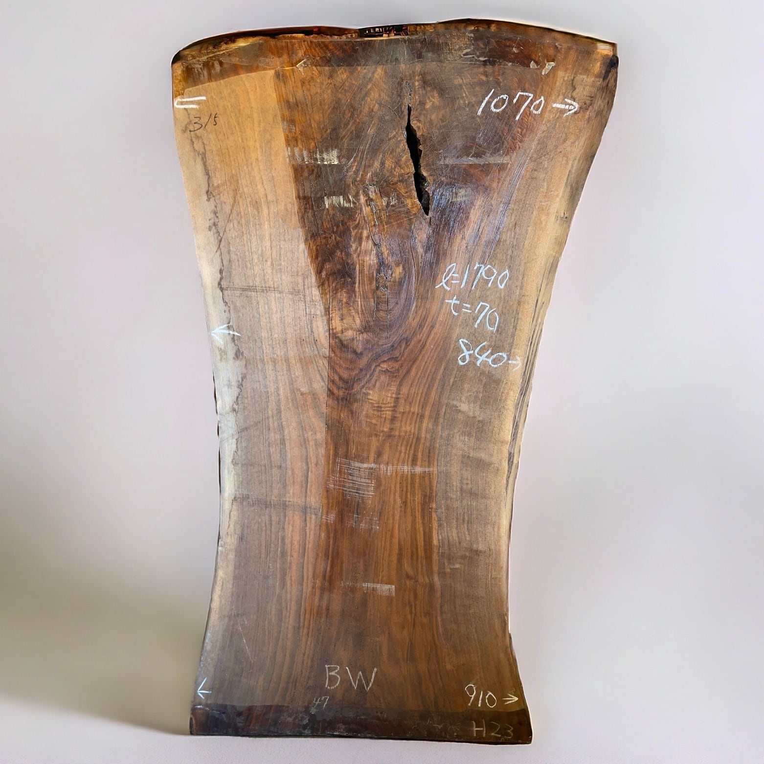 ウォールナット ダイニングテーブル 1.790×1.070×70