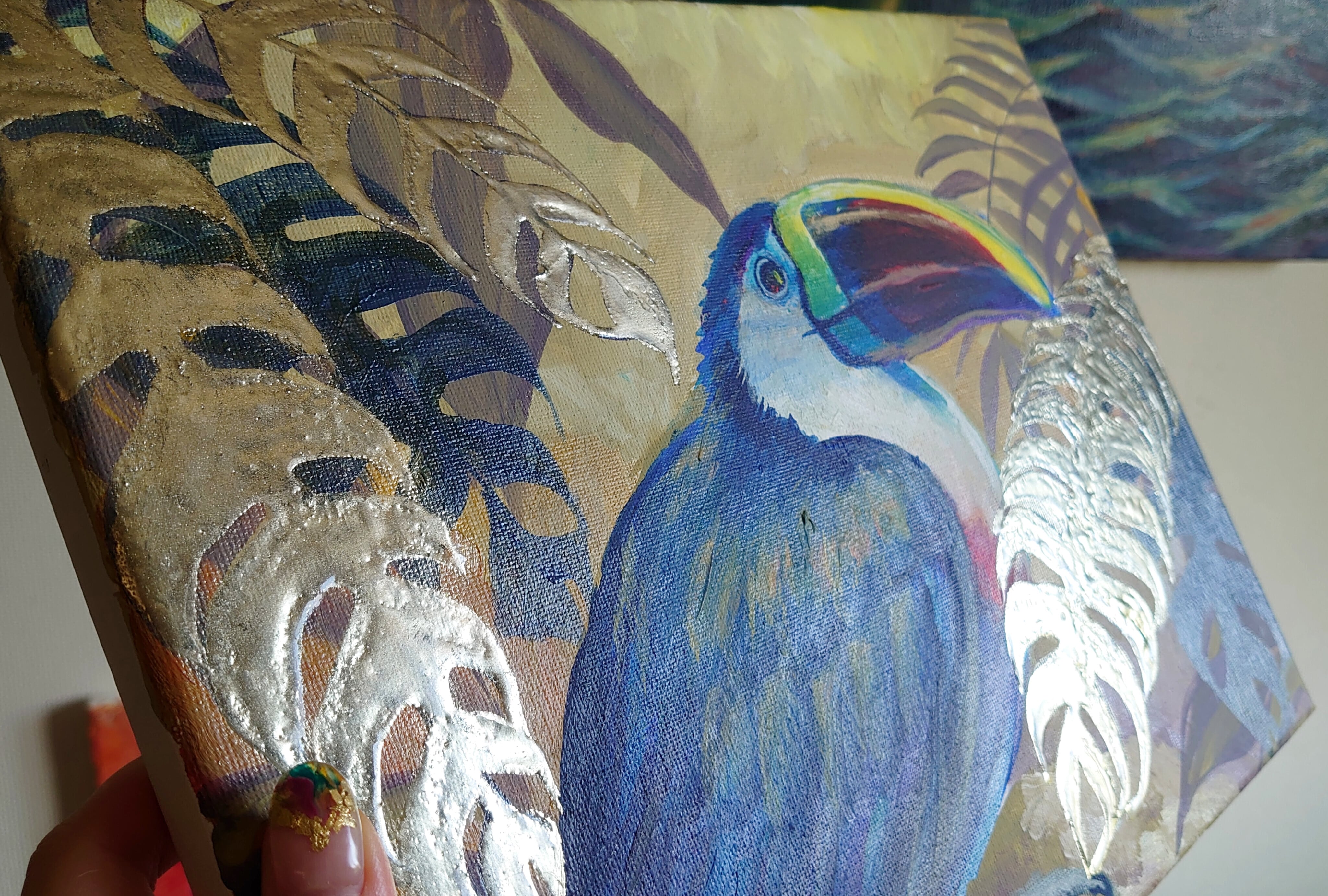 おしゃべり」オオハシ/絵画 | farusuke's gallery