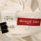 フラダンス 衣装 MermaidLine MMJ マーメイドライン エムエムジェイ ワンピース ドレス ホワイト系 ティアレ柄 花柄 植物柄 ハワイアンプリント ハワイアン アロハ フラ ダンス レッスン 練習 ハワイアンダンス 白 フリル フレアスカート 華やか さわやか かわいい おしゃれ 上品