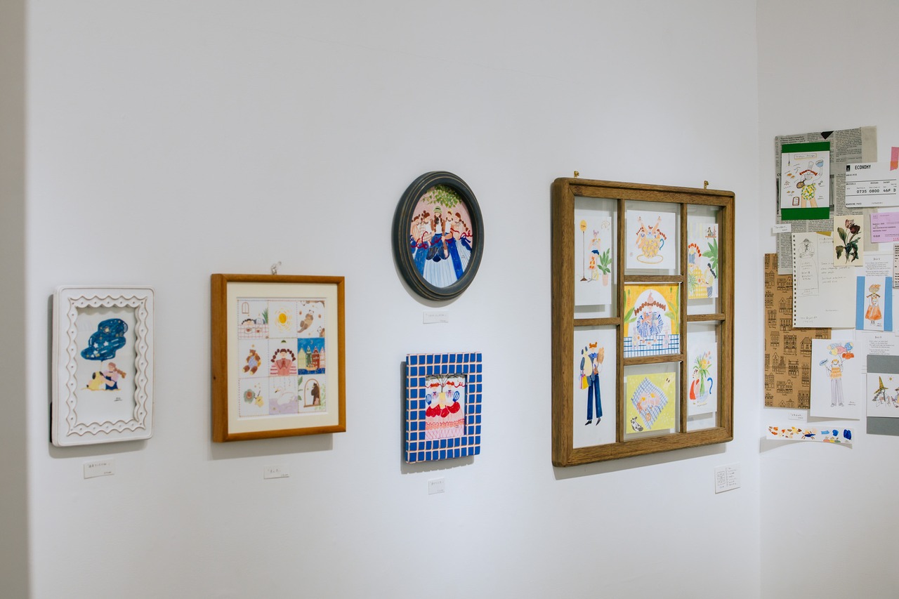 < Riie ／ ワカイリエ > 原画「生き物はねむり、ぬいぐるみは起きる時間」