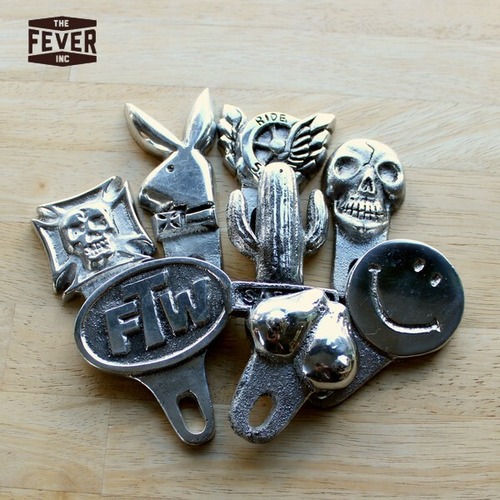 SUNRISE CYCLE (FEVER CASTING) "LICENSE PLATE TOPPER" ナンバープレート アクセサリー 8タイプ