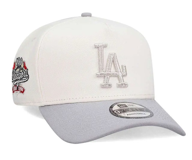 NEW ERA ニューエラ ロサンゼルス・ドジャース  100周年 メタリックツートーンエディション 9FORTY スナップバック日本未発売