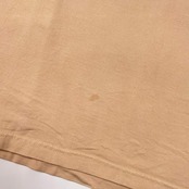 TOMMY HILFIGER トミーヒルフィガー Vネック 長袖 Tシャツ M/うすだいだい色 メンズ