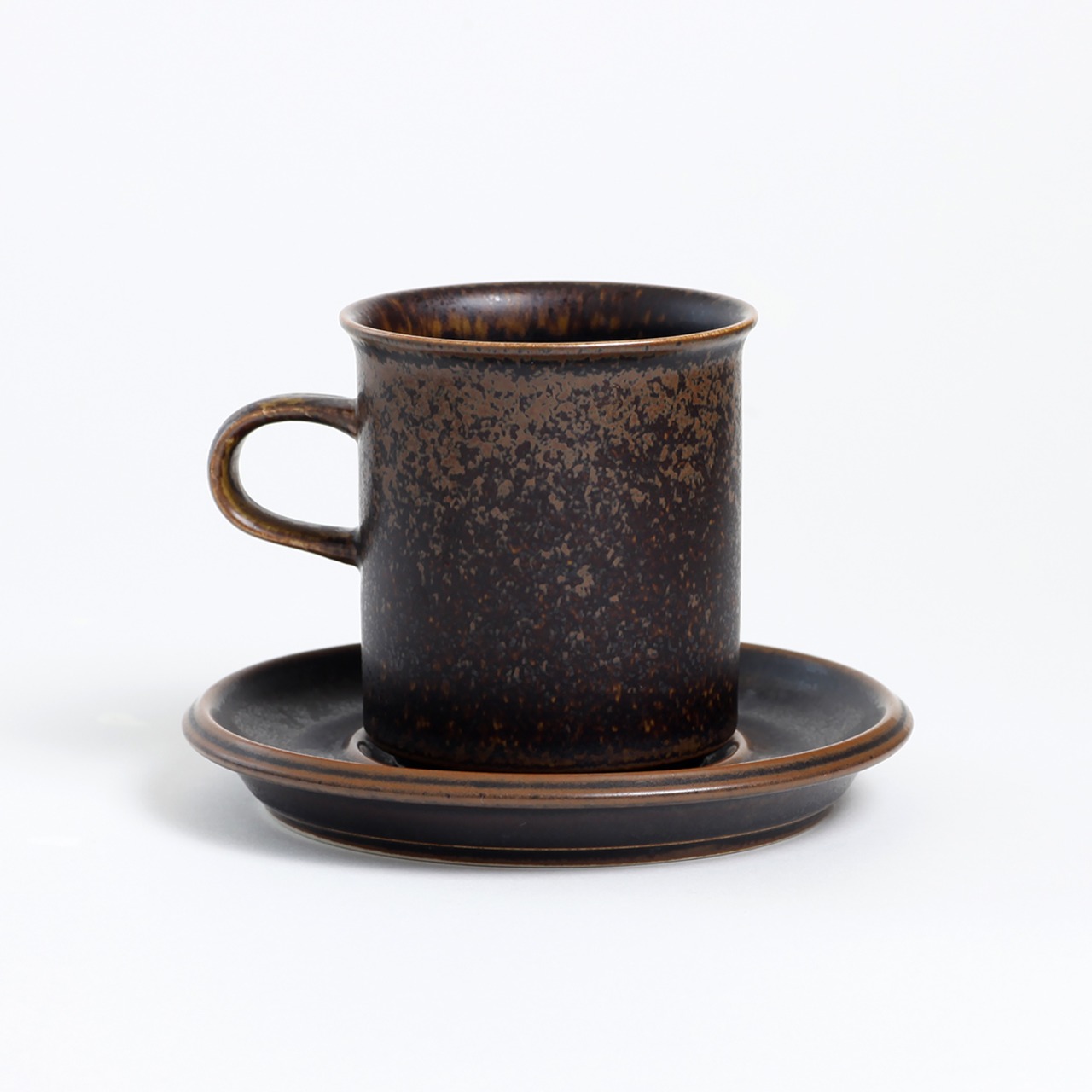 ARABIA アラビア Ruska ルスカ 70mm コーヒーカップ＆ソーサー - 77 北欧ヴィンテージ